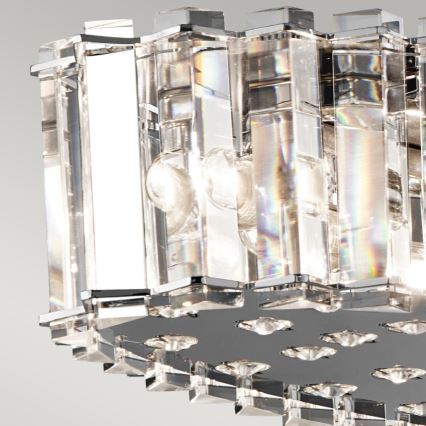 Kichler - Κρεμαστό φωτιστικό μπάνιου LED CRYSTAL SKYE 12xG9/3W/230V IP44