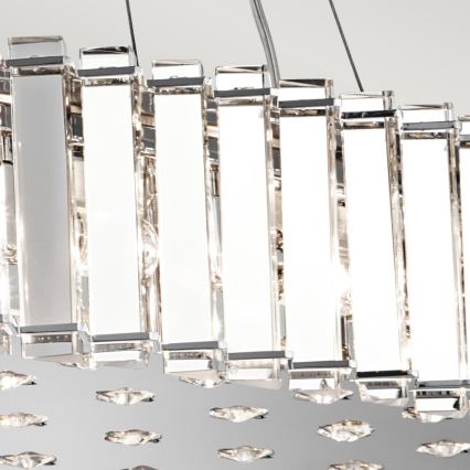 Kichler - Κρεμαστό φωτιστικό μπάνιου LED CRYSTAL SKYE 12xG9/3W/230V IP44