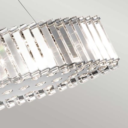 Kichler - Κρεμαστό φωτιστικό μπάνιου LED CRYSTAL SKYE 8xG9/3W/230V IP44