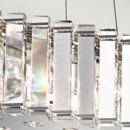 Kichler - Κρεμαστό φωτιστικό μπάνιου LED CRYSTAL SKYE 8xG9/3W/230V IP44