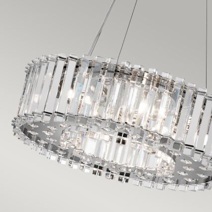 Kichler - Κρεμαστό φωτιστικό μπάνιου LED CRYSTAL SKYE 6xG9/3W/230V IP44