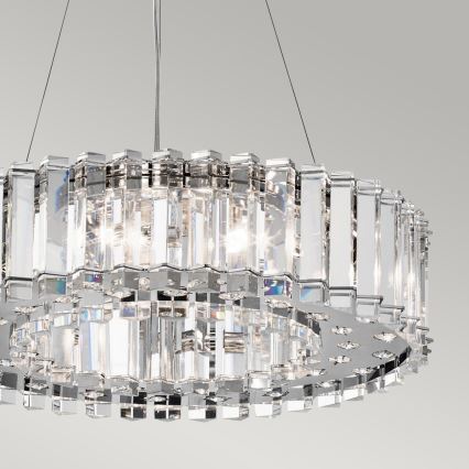 Kichler - Κρεμαστό φωτιστικό μπάνιου LED CRYSTAL SKYE 8xG9/3W/230V IP44
