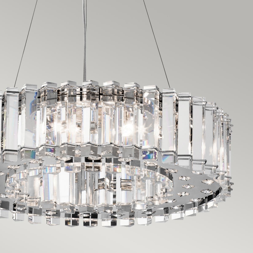 Kichler - Κρεμαστό φωτιστικό μπάνιου LED CRYSTAL SKYE 8xG9/3W/230V IP44