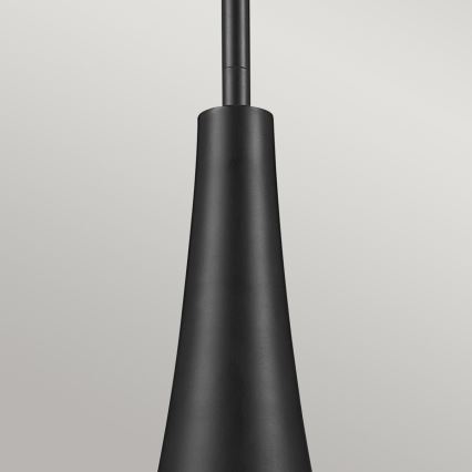 Kichler - Κρεμαστό φωτιστικό σε ράβδο DEELA 1xE27/60W/230V Ø 17,8 εκ. μαύρο