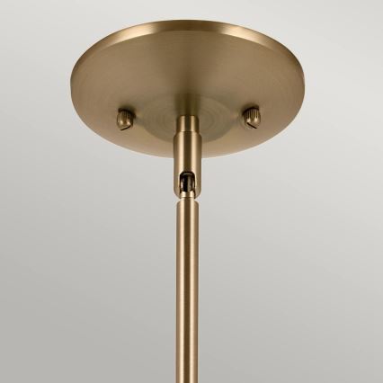 Kichler - Κρεμαστό φωτιστικό DEELA 1xE27/60W/230V διάμετρος 17,8 cm ορείχαλκος