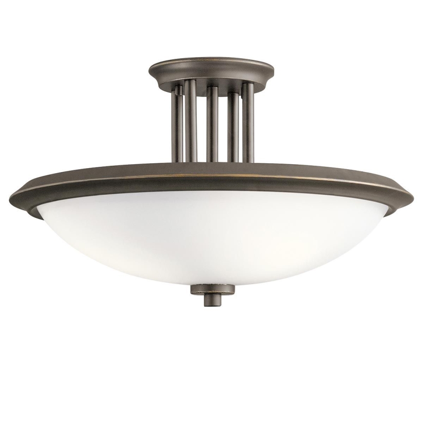 Kichler - Πλαφονιέρα οροφής DREYFUS 3xE27/60W/230V μπρονζέ