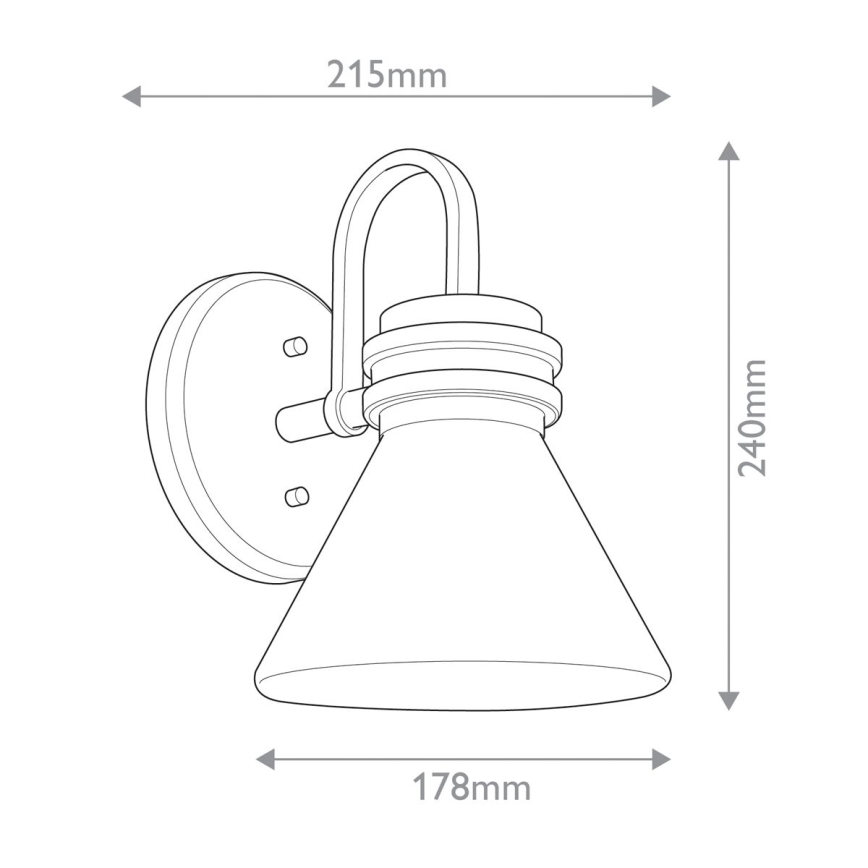 Kichler - LED Φωτιστικό τοίχου μπάνιου FARUM 1xG9/3W/230V IP44 μαύρο/ορείχαλκος