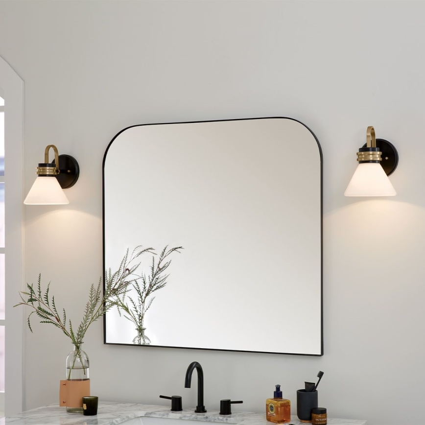 Kichler - LED Φωτιστικό τοίχου μπάνιου FARUM 1xG9/3W/230V IP44 μαύρο/ορείχαλκος