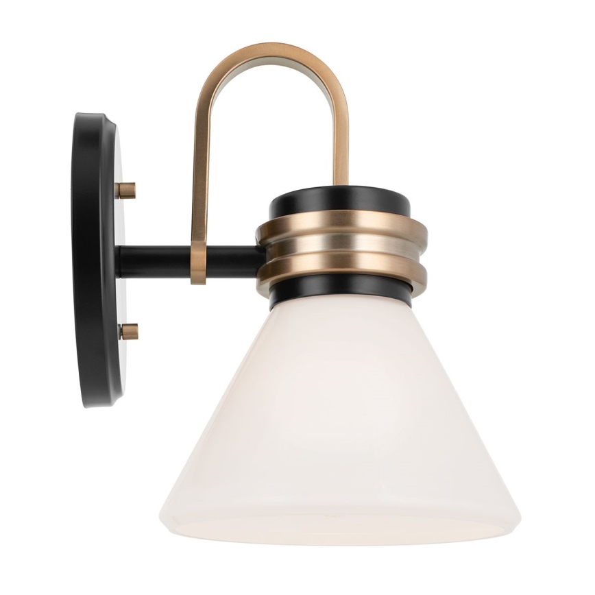 Kichler - LED Φωτιστικό τοίχου μπάνιου FARUM 1xG9/3W/230V IP44 μαύρο/ορείχαλκος