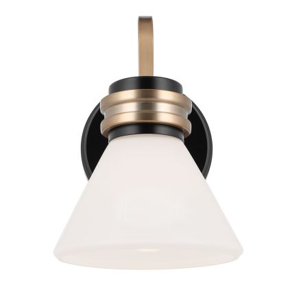Kichler - LED Φωτιστικό τοίχου μπάνιου FARUM 1xG9/3W/230V IP44 μαύρο/ορείχαλκος