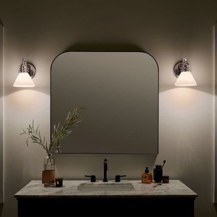 Kichler - LED Φωτιστικό τοίχου μπάνιου FARUM 1xG9/3W/230V IP44 γυαλιστερό χρώμιο