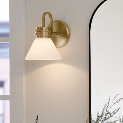 Kichler - LED Φωτιστικό τοίχου μπάνιου FARUM 1xG9/3W/230V IP44 ορείχαλκος