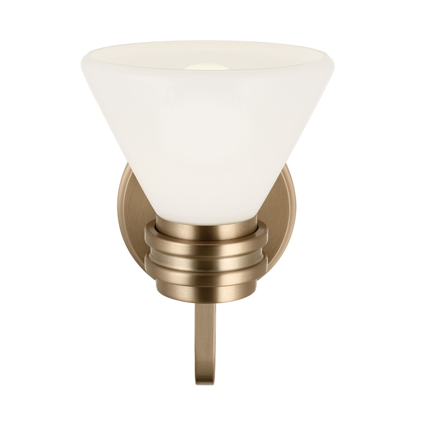 Kichler - LED Φωτιστικό τοίχου μπάνιου FARUM 1xG9/3W/230V IP44 ορείχαλκος