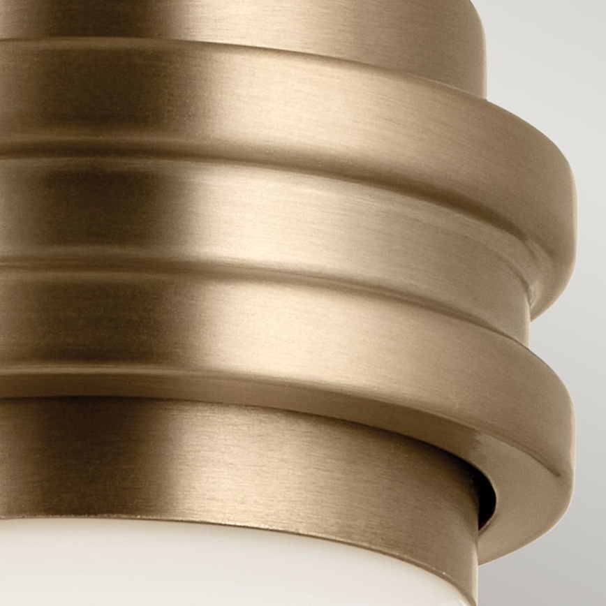 Kichler - LED Φωτιστικό τοίχου μπάνιου FARUM 1xG9/3W/230V IP44 ορείχαλκος