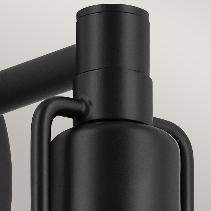 Kichler - Λάμπα τοίχου NIVA 1xE27/40W/230V μαύρο