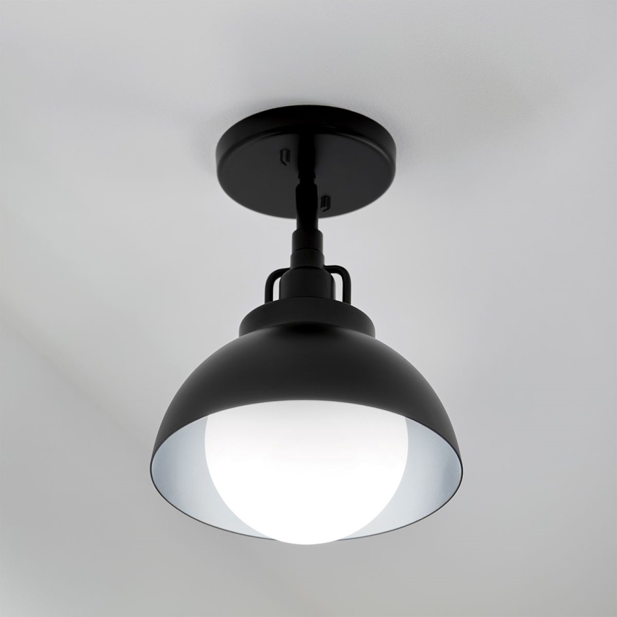 Kichler - Λάμπα τοίχου NIVA 1xE27/40W/230V μαύρο