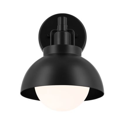 Kichler - Λάμπα τοίχου NIVA 1xE27/40W/230V μαύρο