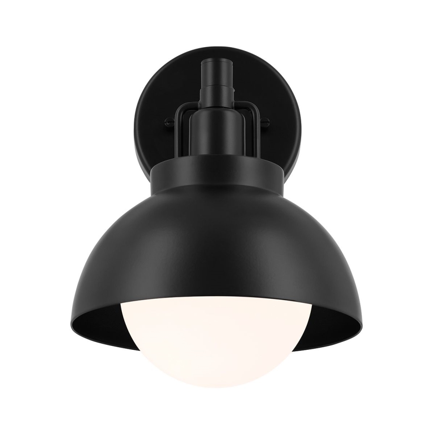 Kichler - Λάμπα τοίχου NIVA 1xE27/40W/230V μαύρο