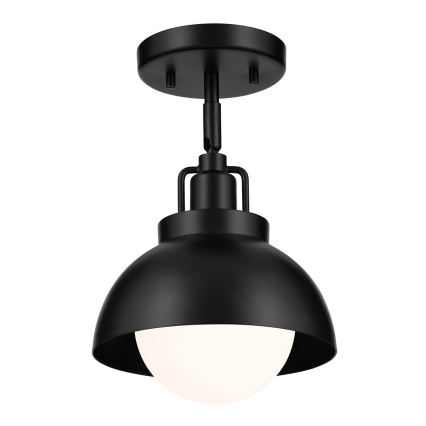 Kichler - Λάμπα τοίχου NIVA 1xE27/40W/230V μαύρο