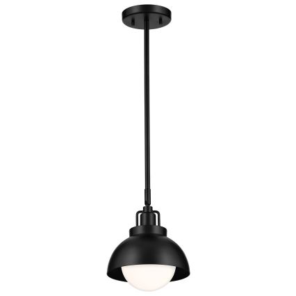 Kichler - Λάμπα τοίχου NIVA 1xE27/40W/230V μαύρο