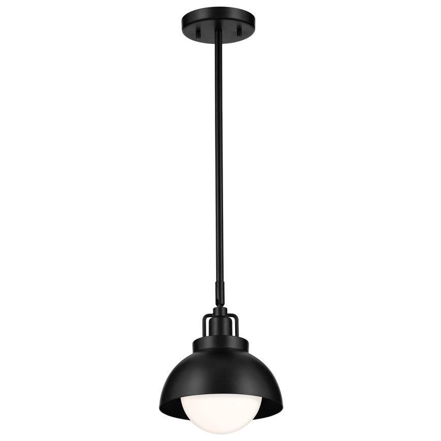 Kichler - Λάμπα τοίχου NIVA 1xE27/40W/230V μαύρο