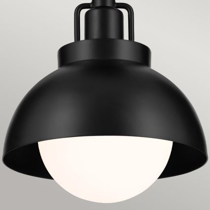 Kichler - Λάμπα τοίχου NIVA 1xE27/40W/230V μαύρο