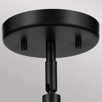 Kichler - Λάμπα τοίχου NIVA 1xE27/40W/230V μαύρο