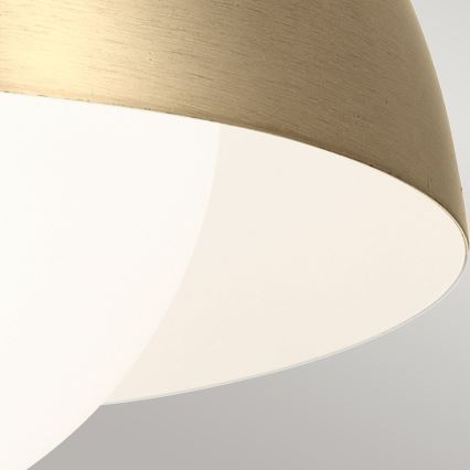 Kichler - Λάμπα τοίχου NIVA 1xE27/40W/230V ορείχαλκος