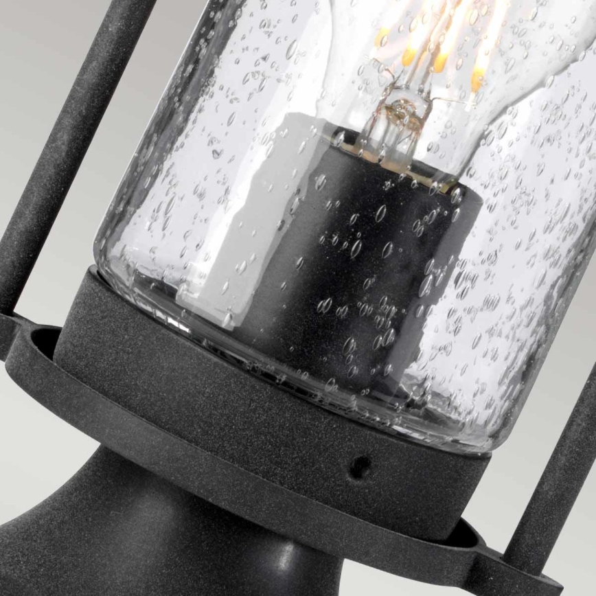 Kichler - Λάμπα εξωτερικού χώρου RIVERWOOD 1xE27/60W/230V IP44 μαύρο