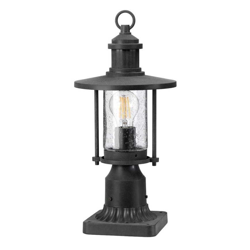 Kichler - Λάμπα εξωτερικού χώρου RIVERWOOD 1xE27/60W/230V IP44 μαύρο
