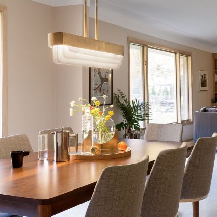 Kichler - Πολυέλαιος σε ράβδο SERENE LED/40W/230V χρυσός