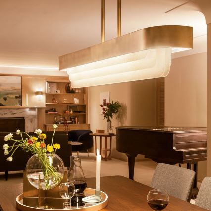 Kichler - Πολυέλαιος σε ράβδο SERENE LED/40W/230V χρυσός