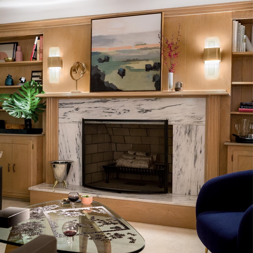 Kichler - Φωτιστικό τοίχου LED SERENE LED/16W/230V ορείχαλκος