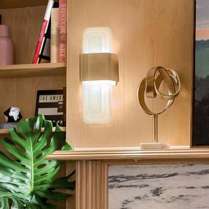 Kichler - Φωτιστικό τοίχου LED SERENE LED/16W/230V ορείχαλκος