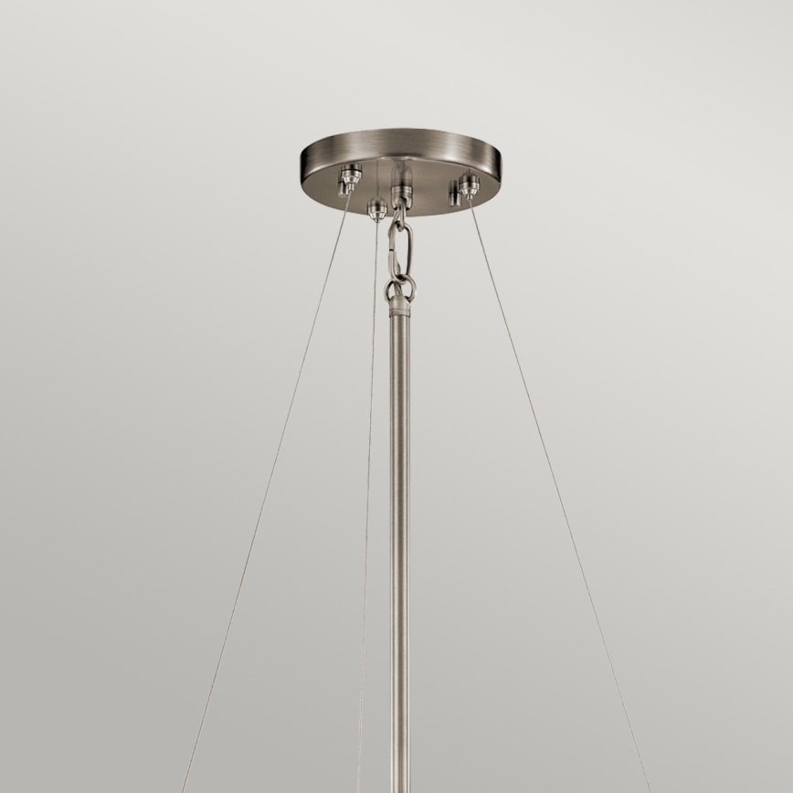 Kichler - Κρεμαστό φωτιστικό SILVER CORAL 3xE27/100W/230V ματ χρώμιο
