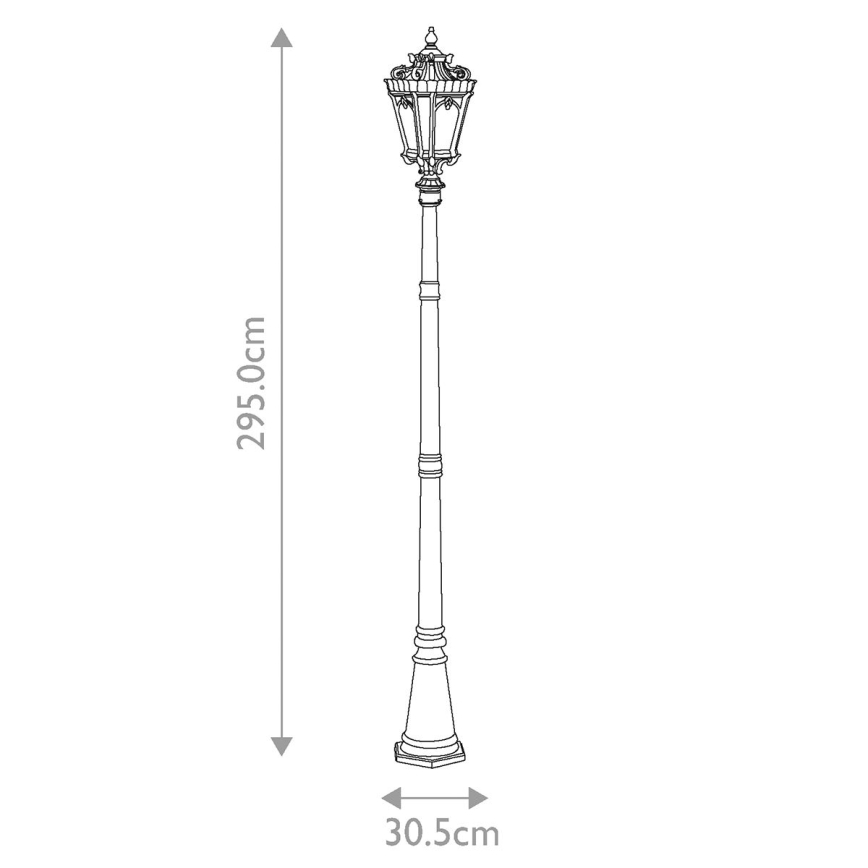 Kichler - Λάμπα εξωτερικού χώρου TOURNAI 3xE14/60W/230V IP44