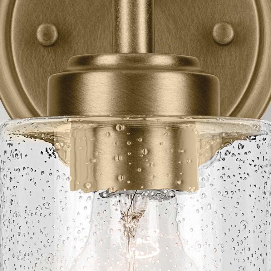 Kichler - Λάμπα τοίχου WINSLOW 1xE27/60W/230V ορείχαλκος