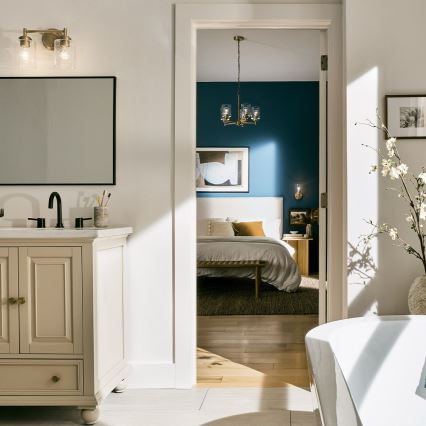 Kichler - Λάμπα τοίχου WINSLOW 2xE27/60W/230V ορείχαλκος