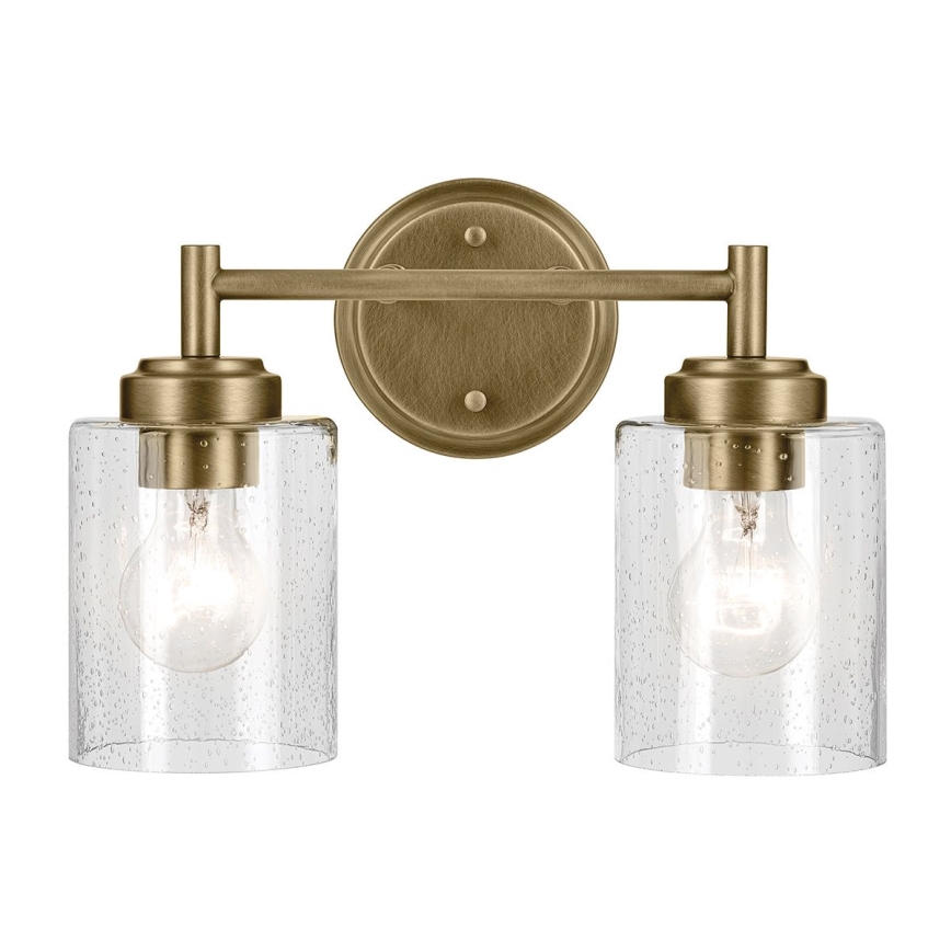 Kichler - Λάμπα τοίχου WINSLOW 2xE27/60W/230V ορείχαλκος