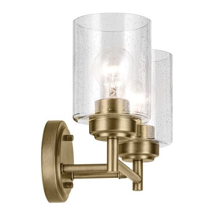 Kichler - Λάμπα τοίχου WINSLOW 2xE27/60W/230V ορείχαλκος