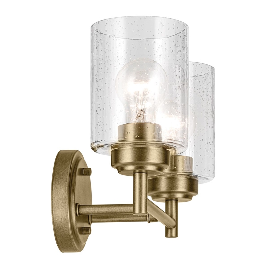 Kichler - Λάμπα τοίχου WINSLOW 2xE27/60W/230V ορείχαλκος