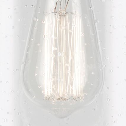 Kichler - Φωτιστικό οροφής WINSLOW 1xE27/60W/230V διάμετρος 21,6 cm ορείχαλκος