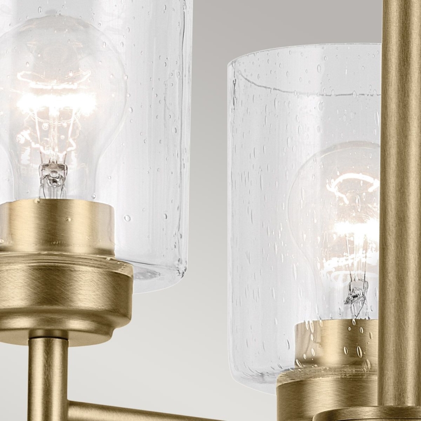 Kichler - Κρεμαστό φωτιστικό οροφής WINSLOW 3xE27/60W/230V διάμετρος 45,8 cm ορείχαλκος
