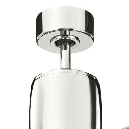 Kichler - Οροφής ανεμιστήρας FERRON γυαλιστερό χρώμιο + τηλεχειριστήριο