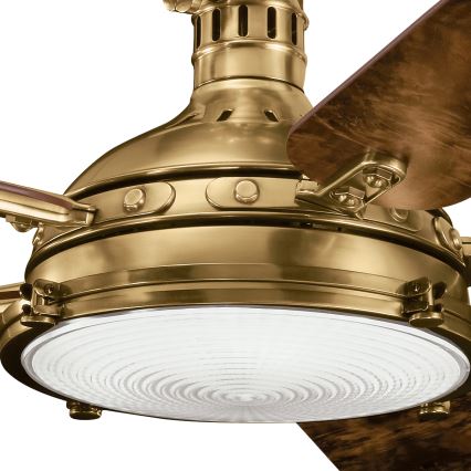 Kichler -LED Ανεμιστήρας οροφής ντιμαριζόμενος HATTERAS LED/16W/230V + τηλεχειριστήριο