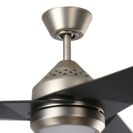 Kichler - LED ρυθμιζόμενος οροφής ανεμιστήρας JADE LED/18W/230V μαύρο + τηλεχειριστήριο