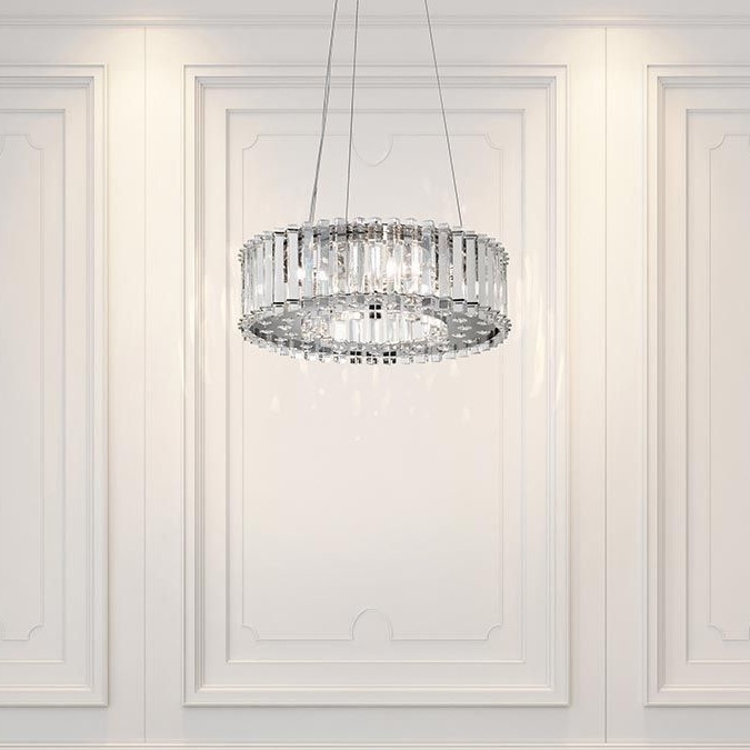 Kichler - Κρεμαστό φωτιστικό μπάνιου LED CRYSTAL SKYE 6xG9/3W/230V IP44