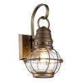 Kichler - Εξωτερικό επιτοίχιο φωτιστικό BRIDGE POINT 1xE27/60W/230V IP44 ορείχαλκος