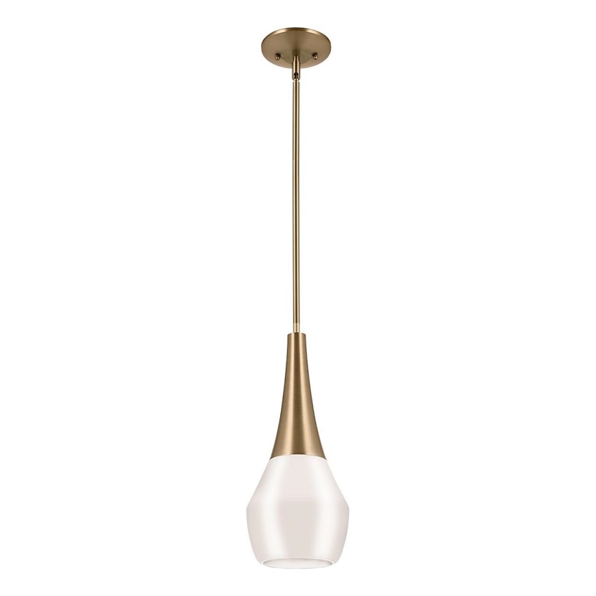 Kichler - Κρεμαστό φωτιστικό DEELA 1xE27/60W/230V διάμετρος 17,8 cm ορείχαλκος