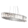 Kichler - Κρεμαστό φωτιστικό μπάνιου LED CRYSTAL SKYE 12xG9/3W/230V IP44